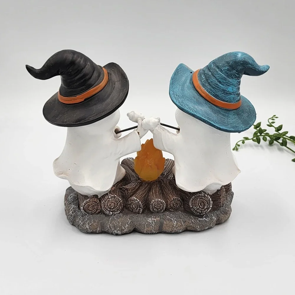 Halloween Ghosts Witches LED Light Up Figurine 7